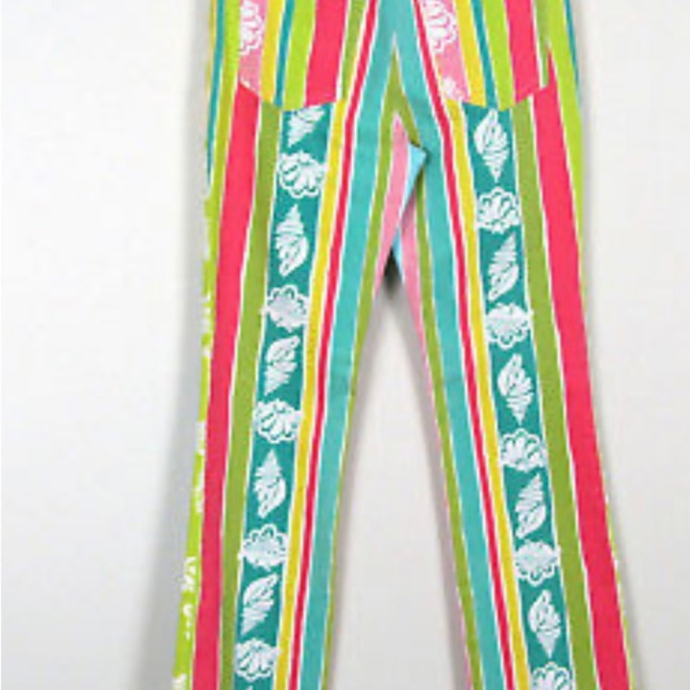 Lily Pulzier sea shell striped jeans